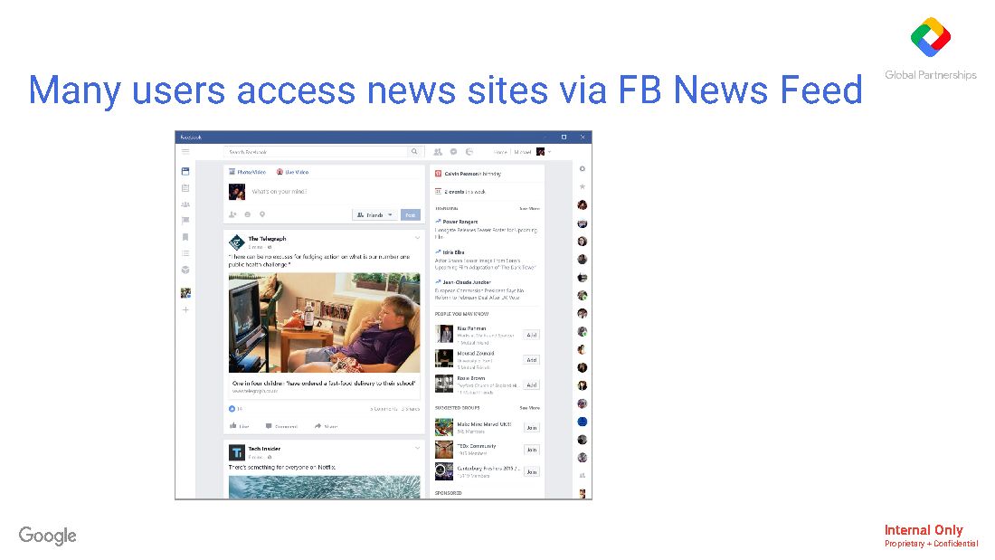 Training deck: 'Google efforts to address Fake News' (Dec. 2016), page 3