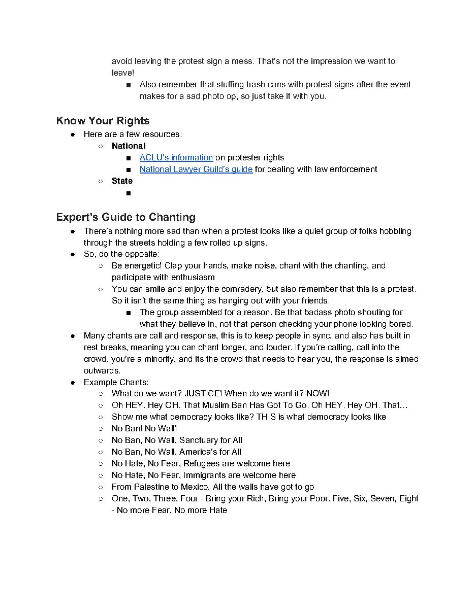 'Beginner's Guide to Protesting' (GooglersUnite), page 3